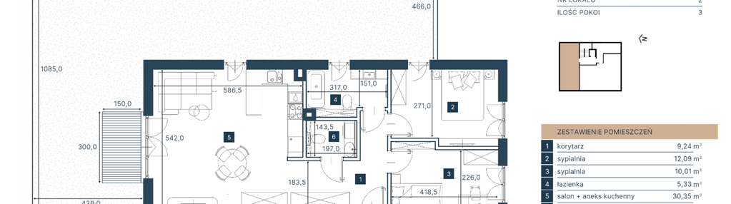 Mieszkanie w inwestycji: Classy Świętojańska
