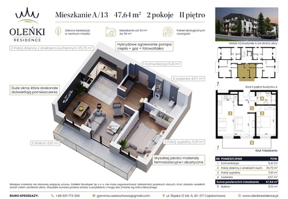 Mieszkanie w inwestycji: Oleńki Residence