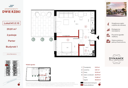 Mieszkanie w inwestycji: Apartamenty Dwie Rzeki