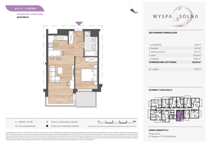 Mieszkanie w inwestycji: Wyspa Solna Etap III, budynek B