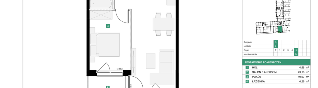 Mieszkanie w inwestycji: Osiedle Międzyleska - etap III