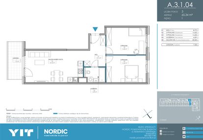 Mieszkanie w inwestycji: Nordic Powstańców Śląskich