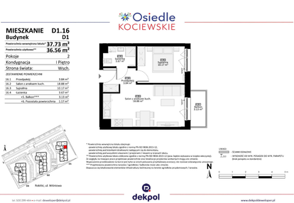 Mieszkanie w inwestycji: Osiedle Kociewskie etap III