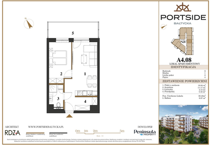 Mieszkanie w inwestycji: Portside Bałtycka