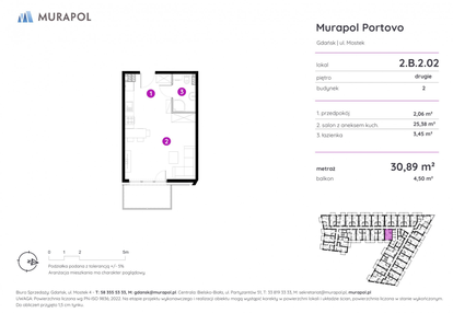 Mieszkanie w inwestycji: Murapol Portovo