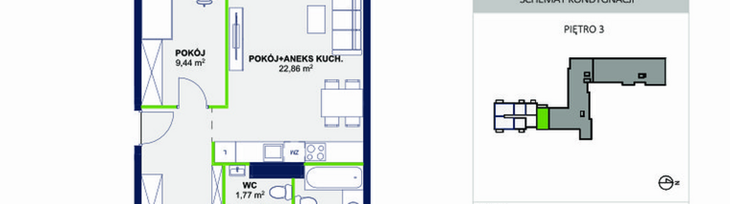 Mieszkanie w inwestycji: Wolne Miasto etap VII