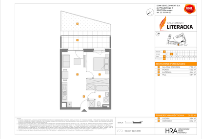 Mieszkanie w inwestycji: Apartamenty Literacka etap 2.2