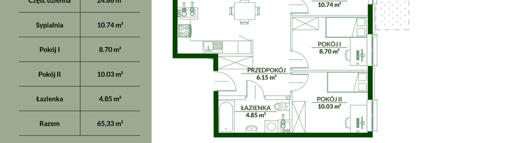 Mieszkanie w inwestycji: Bukowa etap II