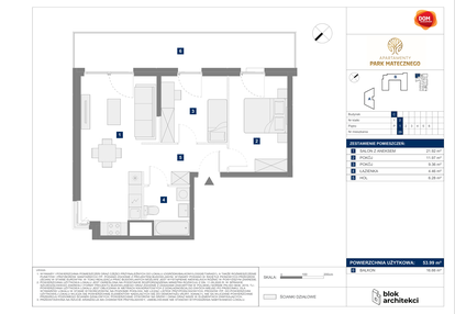 Mieszkanie w inwestycji: Apartamenty Park Matecznego Etap 1