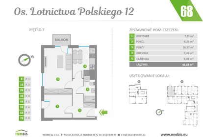 Mieszkanie w inwestycji: Os. Lotnictwa Polskiego 12