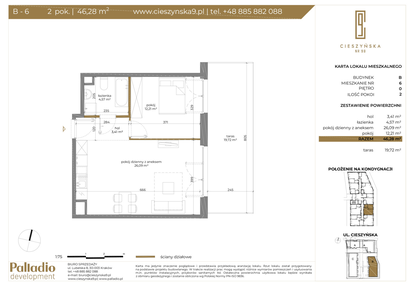 Mieszkanie w inwestycji: Cieszyńska 9 budynek B i C