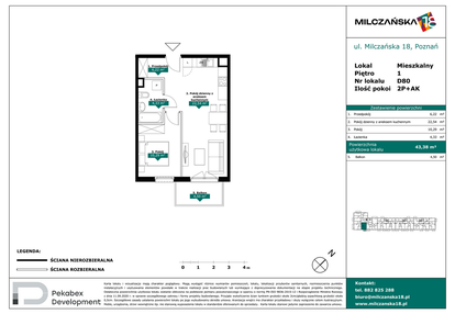Mieszkanie w inwestycji: Milczańska 18