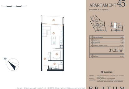 Mieszkanie w inwestycji: Pratum Apartamenty Etap I