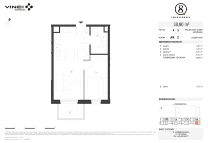 Mieszkanie w inwestycji: Smardzewska 8