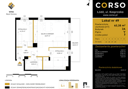 Mieszkanie w inwestycji: Corso etap 2