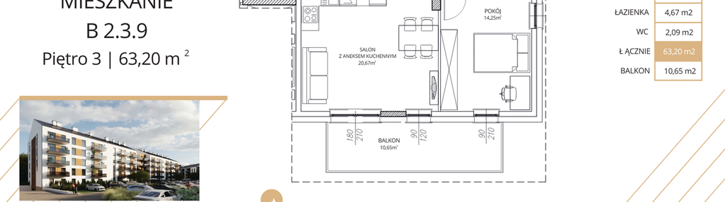 Mieszkanie w inwestycji: Apartamenty Nowe Miasto