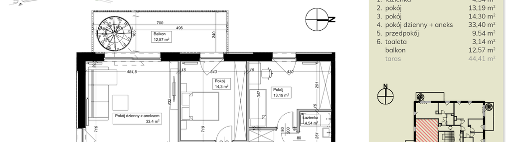 Mieszkanie w inwestycji: Apartamenty przy Parku Szczytnickim