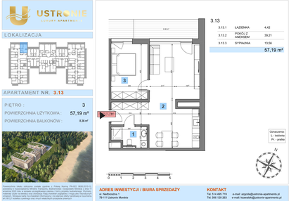 Mieszkanie w inwestycji: Ustronie Luxury Apartments