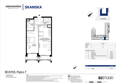 Mieszkanie w inwestycji: Awangarda Mogilska