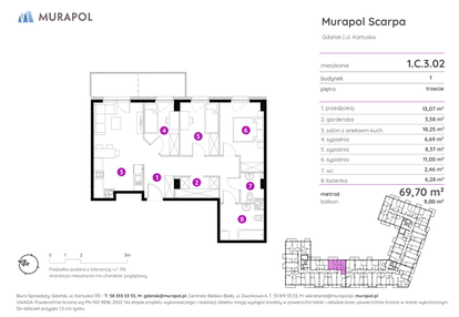 Mieszkanie w inwestycji: Murapol Scarpa