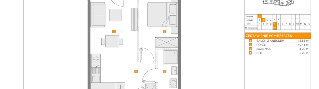 Mieszkanie w inwestycji: Apartamenty Literacka etap 2.2