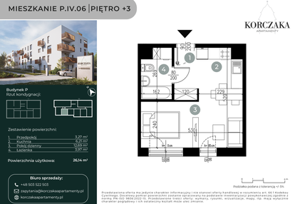 Mieszkanie w inwestycji: Korczaka Apartamenty