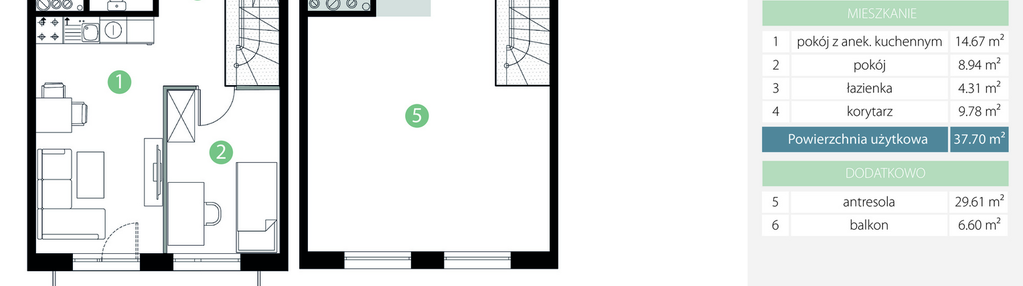 Mieszkanie w inwestycji: Bogatyńska Apartamenty etap 3