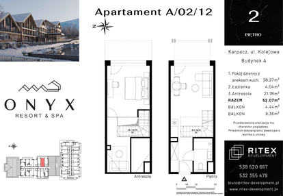 Mieszkanie w inwestycji: Onyx Resort & Spa