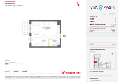 Mieszkanie w inwestycji: Viva Piast 6