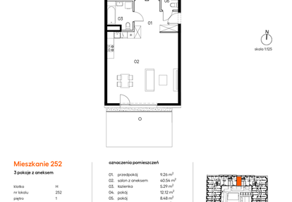 Mieszkanie w inwestycji: Miasto Polskich Mistrzów Olimpijskich II