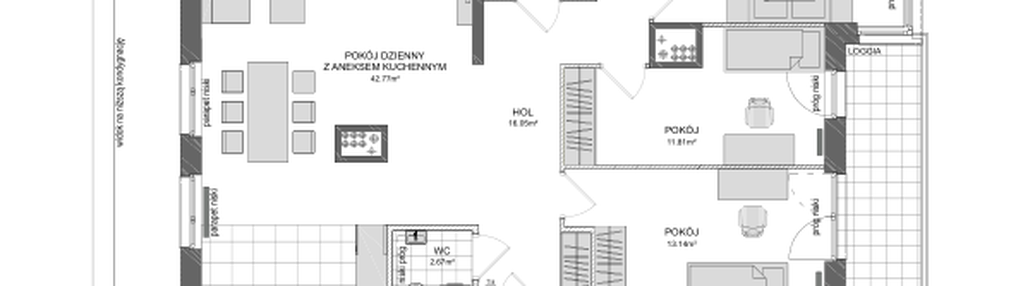 Mieszkanie w inwestycji: Perspektywa etap II