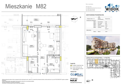 Mieszkanie w inwestycji: Apartamenty Widok Włoszczowa