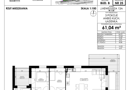 Mieszkanie w inwestycji: Osiedle JAR Heweliusza etap II