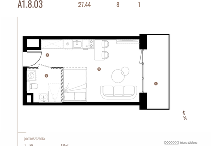 Mieszkanie w inwestycji: Belg Apartamenty etap II