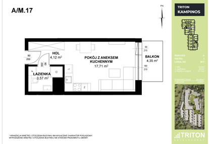 Mieszkanie w inwestycji: Triton Kampinos III