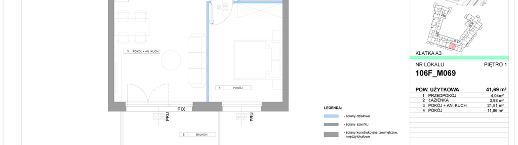 Mieszkanie w inwestycji: Miasteczko Jutrzenki Dzielnica Hortensji etap VIII