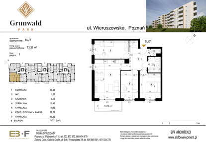 Mieszkanie w inwestycji: Grunwald Park