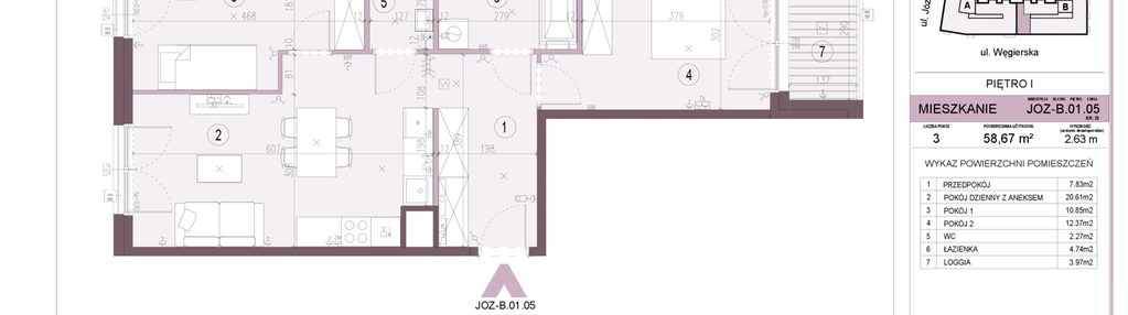 Mieszkanie w inwestycji: Apartamenty Józefińska