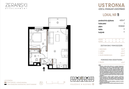 Mieszkanie w inwestycji: Ustronna