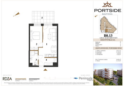 Mieszkanie w inwestycji: Portside Bałtycka