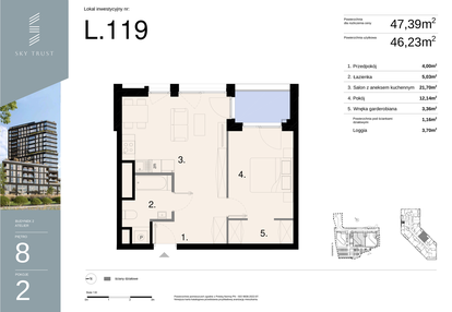 Mieszkanie w inwestycji: Sky Trust etap II - Apartamenty inwestycyjne