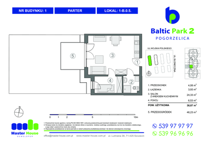 Mieszkanie w inwestycji: Baltic Park 2 Pogorzelica bud. 1 i 2