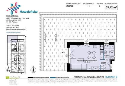 Mieszkanie w inwestycji: Osiedle Hawelańska etap III - bud. B
