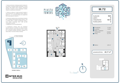 Mieszkanie w inwestycji: Piasta Towers bud. 90A