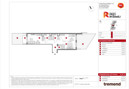 Mieszkanie w inwestycji: Osiedle Przy Ryżowej etap II