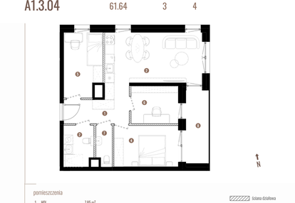 Mieszkanie w inwestycji: Belg Apartamenty etap II