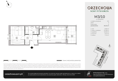 Mieszkanie w inwestycji: Orzechowa