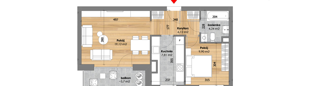 Mieszkanie w inwestycji: Przy Kochanowskiego