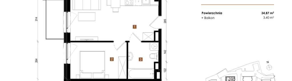 Mieszkanie w inwestycji: Apartamenty Sudetia