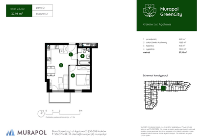 Mieszkanie w inwestycji: Murapol GreenCity bud. 2
